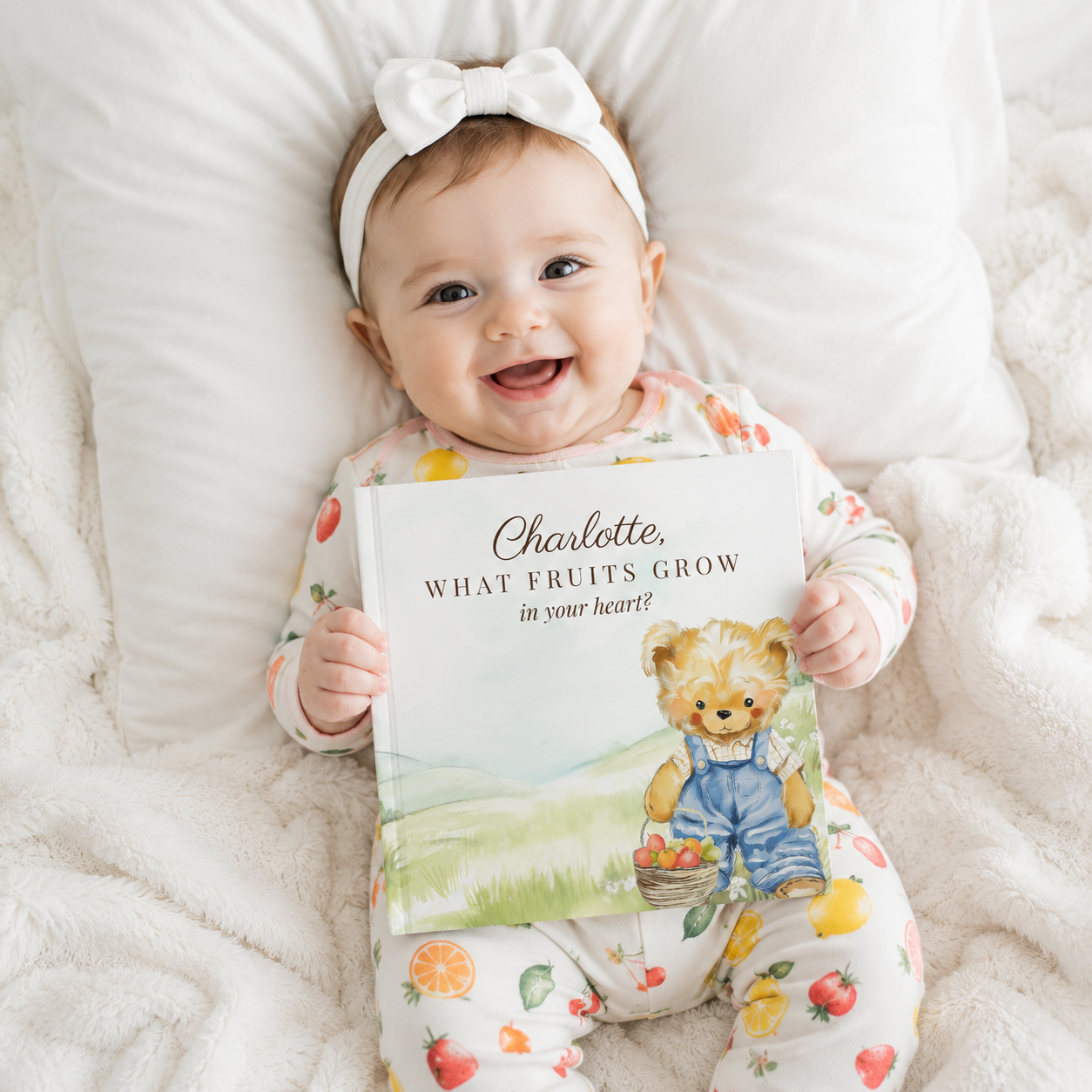 My Fruit of the Spirit Journey | Personalized Christian Book for Kids, Baptism Gift, Bible Storybook, Christian Gift