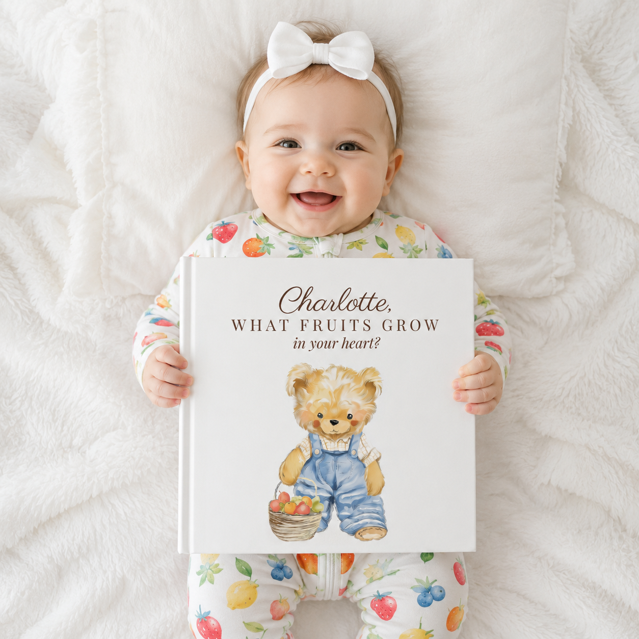 My Fruit of the Spirit Journey | Personalized Christian Book for Kids, Baptism Gift, Bible Storybook, Christian Gift