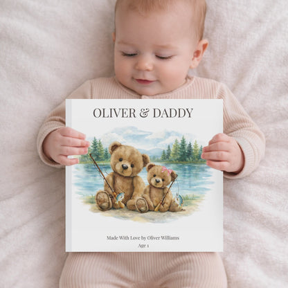 Fishing Gift for Dad, Custom Father’s Day Book, Personalized Daddy Fishing Story, Keepsake Gift from Child